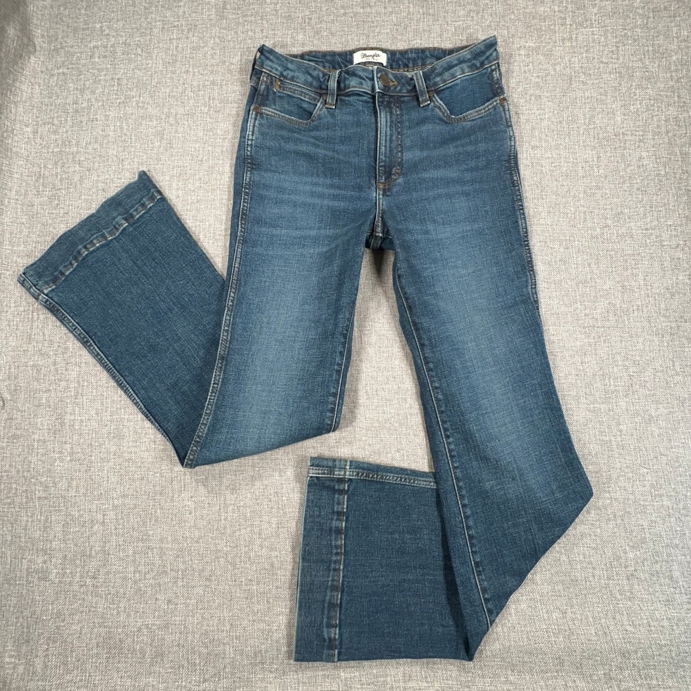 Wrangler Retro Bailey High Rise Trouser Jean Womens 29x34 (Fits 29x33) Vivianna - Picture 2 of 12